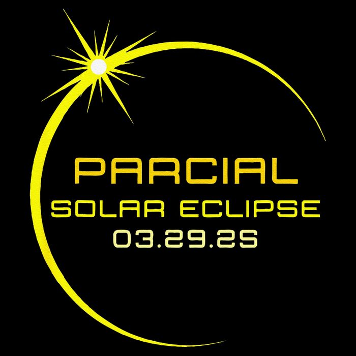 Solar 2025 Eclipse 3.29.25 Partial Solar Eclipse March 2025 Full-Length Apron With Pockets