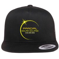Solar 2025 Eclipse 3.29.25 Partial Solar Eclipse March 2025 Flat Bill Trucker Hat