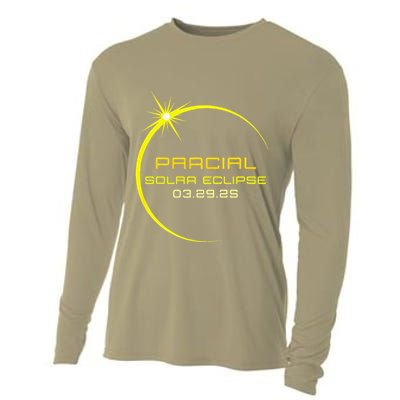 Solar 2025 Eclipse 3.29.25 Partial Solar Eclipse March 2025 Cooling Performance Long Sleeve Crew
