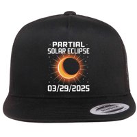 Solar 2025 Eclipse 3.29.25 Partial Solar Eclipse March 2025 Flat Bill Trucker Hat