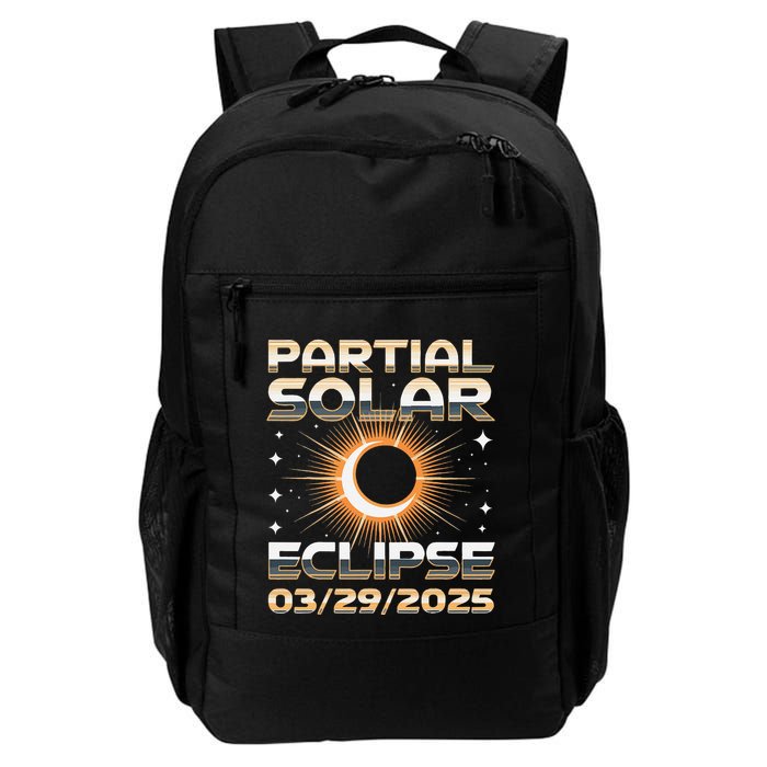 Solar 2025 Eclipse 3.29.25 Partial Solar Eclipse March 2025 Daily Commute Backpack