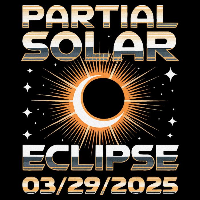 Solar 2025 Eclipse 3.29.25 Partial Solar Eclipse March 2025 Daily Commute Backpack