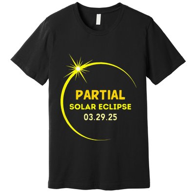 Solar 2025 Eclipse 3.29.25 Partial Solar Eclipse March 2025 Premium T-Shirt