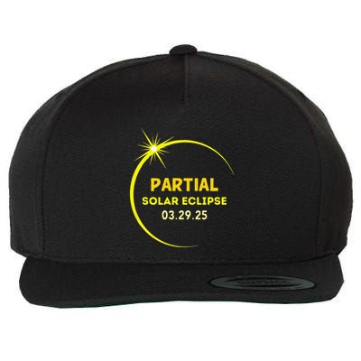 Solar 2025 Eclipse 3.29.25 Partial Solar Eclipse March 2025 Wool Snapback Cap