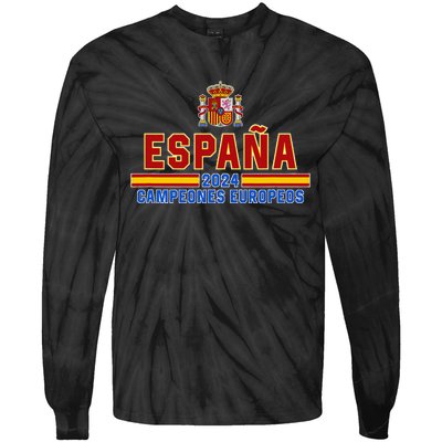 Spain 2024 European Champions Tie-Dye Long Sleeve Shirt