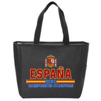 Spain 2024 European Champions Zip Tote Bag