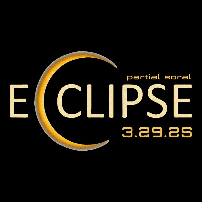 Solar 2025 Eclipse 3.29.25 Partial Solar Eclipse March 2025 Tall T-Shirt