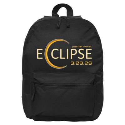 Solar 2025 Eclipse 3.29.25 Partial Solar Eclipse March 2025 16 in Basic Backpack