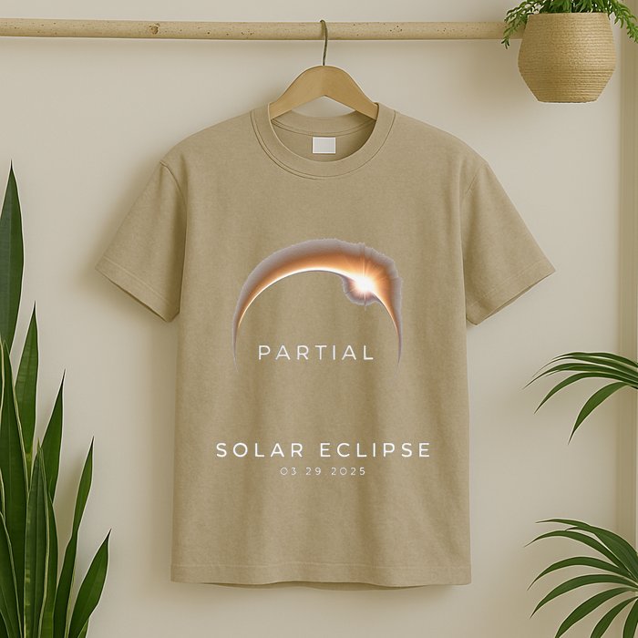 Solar 2025 Eclipse 3.29.25 Partial Solar Eclipse March 2025 T-Shirt