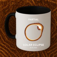 Solar 2025 Eclipse 3.29.25 Partial Solar Eclipse March 2025 Coffee Mug