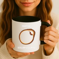 Solar 2025 Eclipse 3.29.25 Partial Solar Eclipse March 2025 Coffee Mug