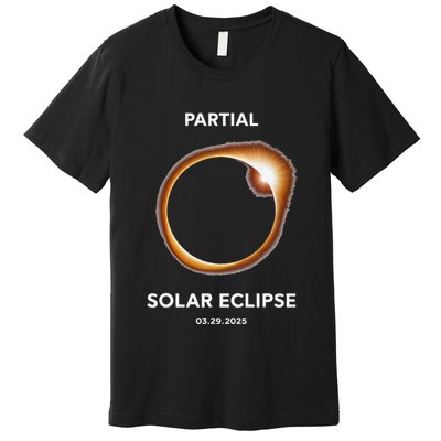 Solar 2025 Eclipse 3.29.25 Partial Solar Eclipse March 2025 Premium T-Shirt