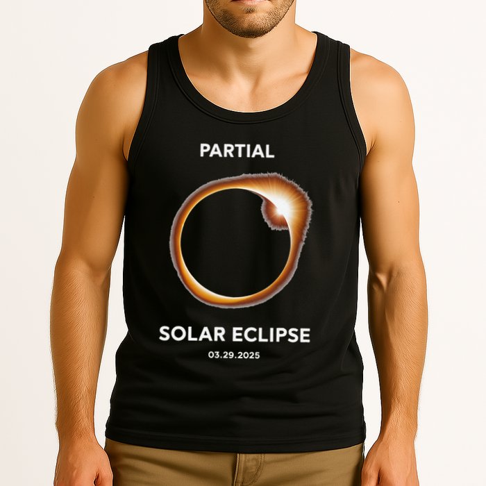 Solar 2025 Eclipse 3.29.25 Partial Solar Eclipse March 2025 Tank Top