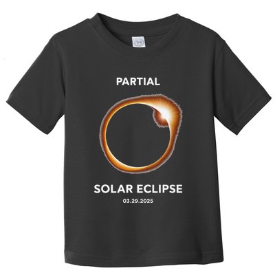Solar 2025 Eclipse 3.29.25 Partial Solar Eclipse March 2025 Toddler T-Shirt