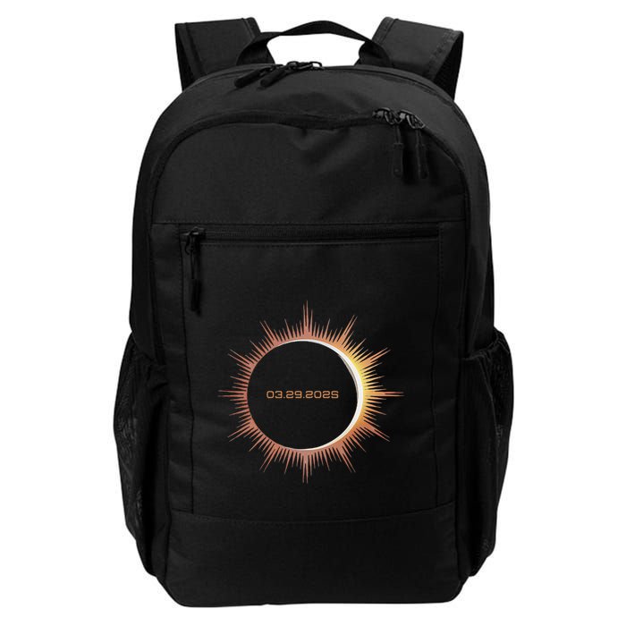 Solar 2025 Eclipse 3.29.25 Partial Solar Eclipse March 2025 Daily Commute Backpack