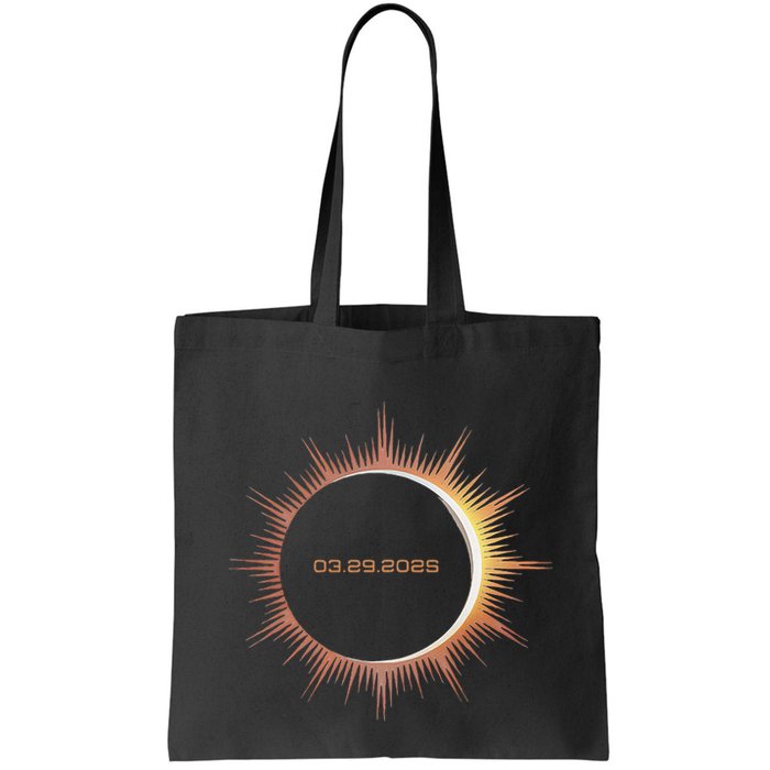 Solar 2025 Eclipse 3.29.25 Partial Solar Eclipse March 2025 Tote Bag
