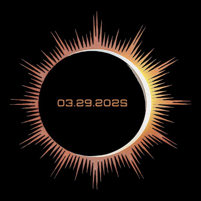 Solar 2025 Eclipse 3.29.25 Partial Solar Eclipse March 2025 Tote Bag