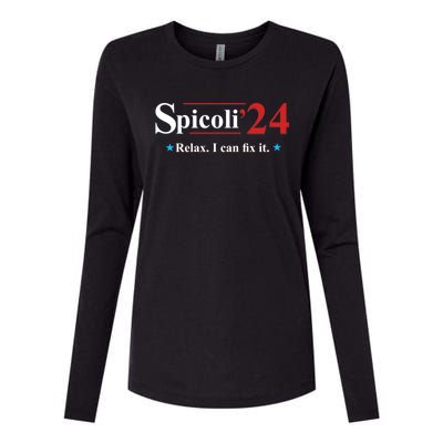 Spicoli 24 Funny Womens Cotton Relaxed Long Sleeve T-Shirt