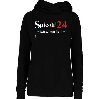 Spicoli 24 Funny Womens Funnel Neck Pullover Hood