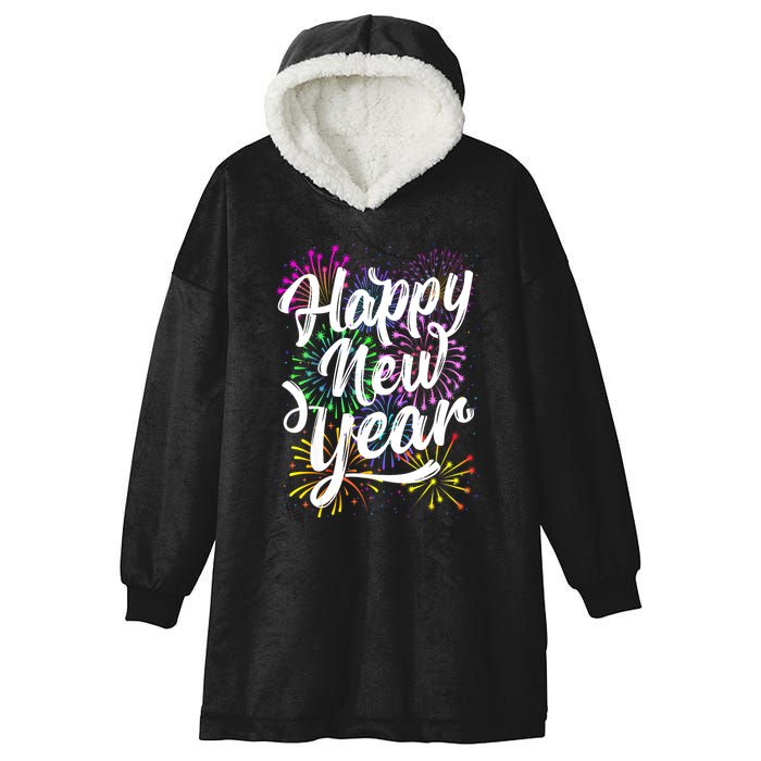 Supplies 2025 Family Matching Fireworks Happy New Year Party Gift Hooded Wearable Blanket