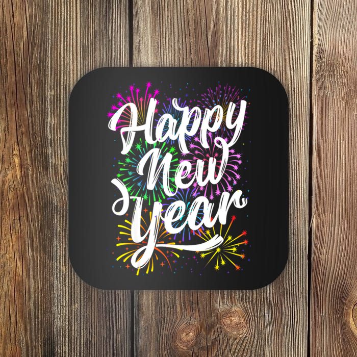 Supplies 2025 Family Matching Fireworks Happy New Year Party Gift Coaster