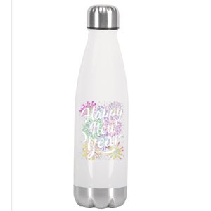 Supplies 2025 Family Matching Fireworks Happy New Year Party Gift Stainless Steel Insulated Water Bottle