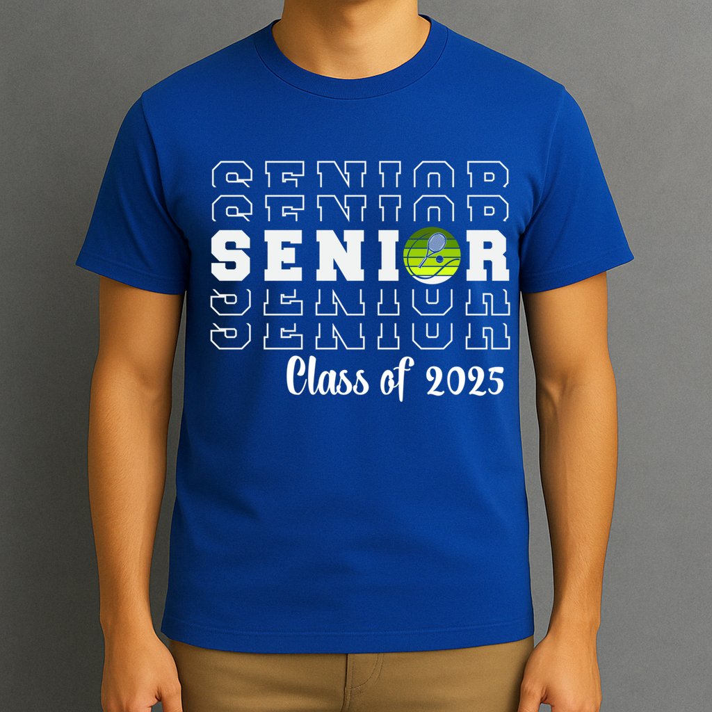 Senior 2025 Family Class Of 2025 Tennis Graduation Great Gift T-Shirt