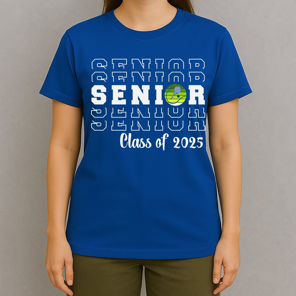 Senior 2025 Family Class Of 2025 Tennis Graduation Great Gift T-Shirt