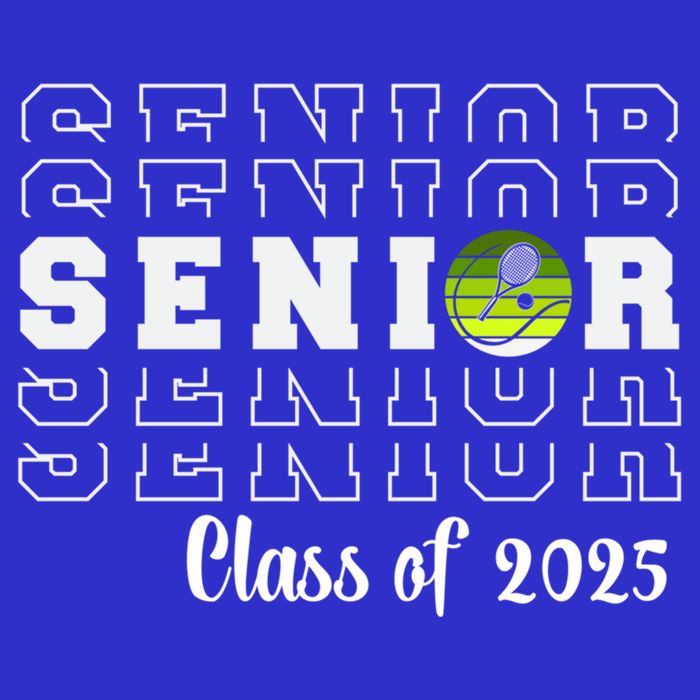 Senior 2025 Family Class Of 2025 Tennis Graduation Great Gift T-Shirt
