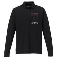 Schedule 2024 Formula Racing Track Formula Car Formula Fan Performance Long Sleeve Polo