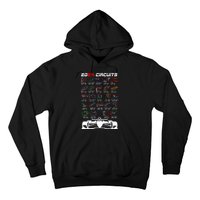 Schedule 2024 Formula Racing Track Formula Car Formula Fan Hoodie