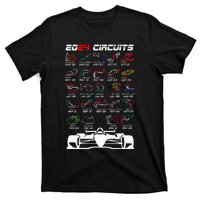 Schedule 2024 Formula Racing Track Formula Car Formula Fan T-Shirt