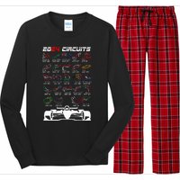 Schedule 2024 Formula Racing Track Formula Car Formula Fan Long Sleeve Pajama Set