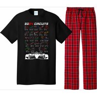 Schedule 2024 Formula Racing Track Formula Car Formula Fan Pajama Set