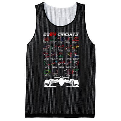 Schedule 2024 Formula Racing Track Formula Car Formula Fan Mesh Reversible Basketball Jersey Tank