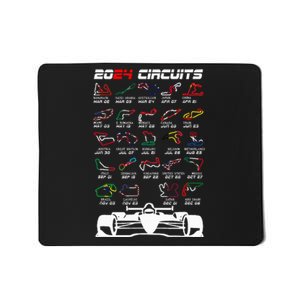 Schedule 2024 Formula Racing Track Formula Car Formula Fan Mousepad