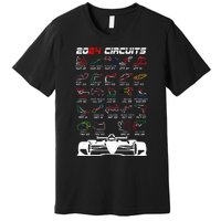 Schedule 2024 Formula Racing Track Formula Car Formula Fan Premium T-Shirt