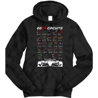 Schedule 2024 Formula Racing Track Formula Car Formula Fan Tie Dye Hoodie