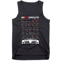 Schedule 2024 Formula Racing Track Formula Car Formula Fan Tank Top