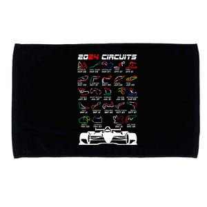 Schedule 2024 Formula Racing Track Formula Car Formula Fan Microfiber Hand Towel