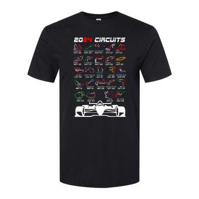 Schedule 2024 Formula Racing Track Formula Car Formula Fan Softstyle CVC T-Shirt