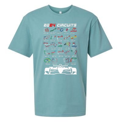 Schedule 2024 Formula Racing Track Formula Car Formula Fan Sueded Cloud Jersey T-Shirt