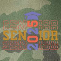 Senior 2025 Front And Back Design Legacy Tie Dye Trucker Hat