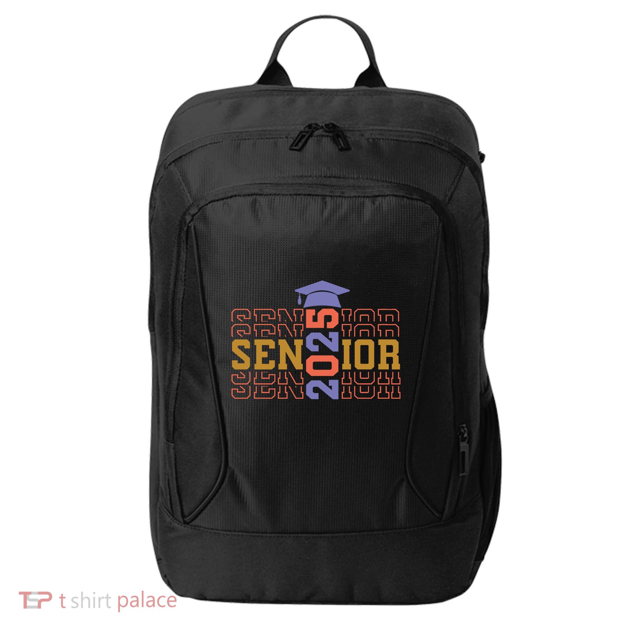 Senior 2025 Front And Back Design City Backpack