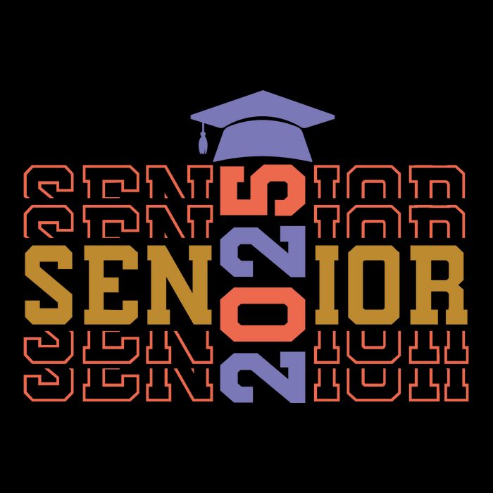 Senior 2025 Front And Back Design 16 in Basic Backpack