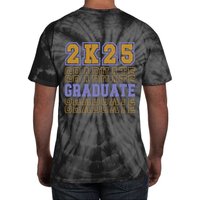 Senior 2025 Front And Back Design Tie-Dye T-Shirt