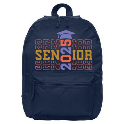 Senior 2025 Front And Back Design 16 in Basic Backpack