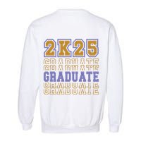 Senior 2025 Front And Back Design Garment-Dyed Sweatshirt