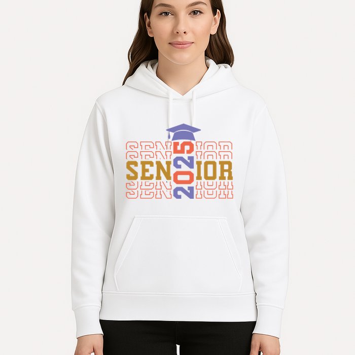 Senior 2025 Front And Back Design Hoodie