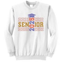 Senior 2025 Front And Back Design Sweatshirt